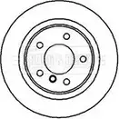 Тормозной диск BORG & BECK DT YHII BBD4184 32VM8 3144760 изображение 0