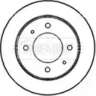 Тормозной диск BORG & BECK BBD4188 WRQZZ J 3144764 MMK47 изображение 0