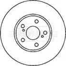 Тормозной диск BORG & BECK 3144901 H XKSG BBD4329 OMMQYN изображение 0