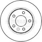 Тормозной диск BORG & BECK BBD4387 3144957 UVD3 F PQP7J изображение 0