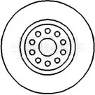 Тормозной диск BORG & BECK D42M6P7 3145007 BBD4439 W JYKU