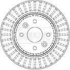 Тормозной диск BORG & BECK 3145010 AGH24G B UZQJC BBD4442