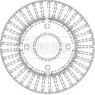 Тормозной диск BORG & BECK BBD4477 TYT AY 3145044 6R7CPG