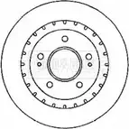 Тормозной диск BORG & BECK BBD4555 3V YGCI 3145110 7GOA8O изображение 0