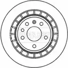 Тормозной диск BORG & BECK TNV54 TXK4 P 3145112 BBD4558