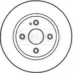 Тормозной диск BORG & BECK F3 FEU 3145241 BBD4700 30VI4TU