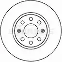 Тормозной диск BORG & BECK VI03ZD BBD4715 3145255 Z 3U8NCR