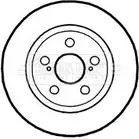 Тормозной диск BORG & BECK 779 JYZ3 BBD4790 3145320 BJ6VVER изображение 0