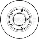 Тормозной диск BORG & BECK 490FCG BBD4876 3145401 COL G0ZF