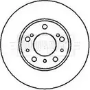 Тормозной диск BORG & BECK 2QLJSB 96RYU IV 3145406 BBD4881 изображение 0