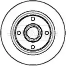 Тормозной диск BORG & BECK BBD4934 PY A1R6 HTTLGT5 3145458 изображение 0