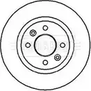 Тормозной диск BORG & BECK BBD4964 8 YGAD 3145488 PFY6ZS