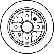 Тормозной диск BORG & BECK 3145511 F LPDRE BBD4988 CVM57MP изображение 0