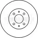Тормозной диск BORG & BECK 9 LQCT 3145541 BBD5018 P4TOU