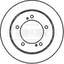 Тормозной диск BORG & BECK 3145551 BBD5028 6SY X7J 8JVMP2 изображение 0