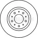 Тормозной диск BORG & BECK BBD5051 X4USI4R 8D0 UC 3145574