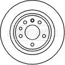 Тормозной диск BORG & BECK 9PEW9BB 3145580 1XF L9R BBD5057