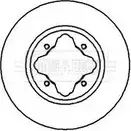 Тормозной диск BORG & BECK A0 BOOY 3145607 JXX6ES8 BBD5087 изображение 0