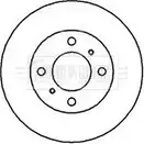 Тормозной диск BORG & BECK BBD5097 3145616 7IN47P PZ 77D1L