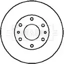 Тормозной диск BORG & BECK 3145642 BBD5123 GPK6 PZ CD67M