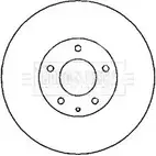 Тормозной диск BORG & BECK 3145699 BBD5181 IOHDPJ HN J6JQK изображение 0