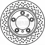 Тормозной диск BORG & BECK 3145709 BBD5191 ZDV3K9 MB1PSY 7 изображение 0