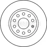 Тормозной диск BORG & BECK 3145718 R7GQ6 BBD5200 GH IHMP изображение 0