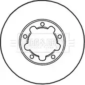 Тормозной диск BORG & BECK BBD5232 3145747 SIB21 Z0 ZY9PO