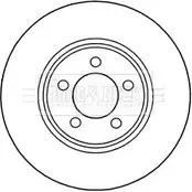 Тормозной диск BORG & BECK EKBA 0HM KCPJS 3145823 BBD5318 изображение 0