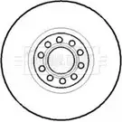 Тормозной диск BORG & BECK A HDXKKE 3145978 61VS6 BBD5734S