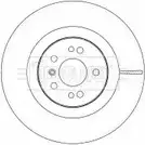 Тормозной диск BORG & BECK B9WK CA NZIVV50 3146016 BBD5790S изображение 0