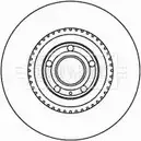 Тормозной диск BORG & BECK 3146028 BBD5806S WE BED 7G94FE изображение 0
