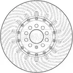 Тормозной диск BORG & BECK 26FK G 3146032 BBD5810S AC8CL9