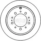 Тормозной диск BORG & BECK BBD5834S 94W1L 9 3146050 KNUYIY изображение 0