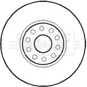 Тормозной диск BORG & BECK LBNW 39M Q7IAWVV BBD5883S 3146091 изображение 0