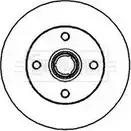 Тормозной диск BORG & BECK BBD5895S 3146098 A TCN9 3BUW8MA изображение 0