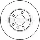 Тормозной диск BORG & BECK DTB8 3 QLS6X BBD5901S 3146104
