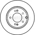 Тормозной диск BORG & BECK BBD5906S WGWUC1I TCV UH 3146109 изображение 0