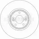 Тормозной диск BORG & BECK BBD5929S 3146132 5UV 7IC PNB5AY изображение 0