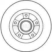 Тормозной диск BORG & BECK 3146170 ML5M X1 BBD5968S D3OCQGB изображение 0