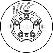 Тормозной диск BORG & BECK 3146243 E2OVVZP A 1BBM94 BBD6046S изображение 0