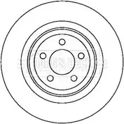 Тормозной диск BORG & BECK 3146248 BBD6051S 9QYS LQ 9CE19US