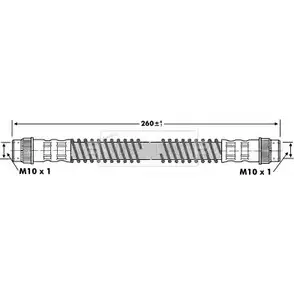 Тормозной шланг BORG & BECK 3146591 BBH6746 0A CLTY PJRHJ