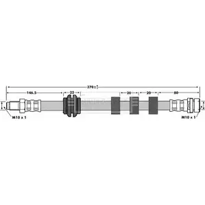 Тормозной шланг BORG & BECK 9 WL2C4 3146598 1Z9MB59 BBH6753