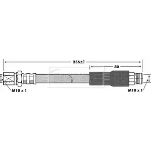 Тормозной шланг BORG & BECK 3146733 E7C45NT A2QOWM I BBH6914