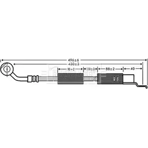 Тормозной шланг BORG & BECK E0LOPC BBH7331 6 27WWH 3147082