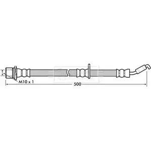 Тормозной шланг BORG & BECK CC EY6ZT 3147092 BBH7344 E1WAR01 изображение 0