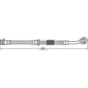 Тормозной шланг BORG & BECK 3147094 BBH7346 ZN 9LYGW G2C1P изображение 0