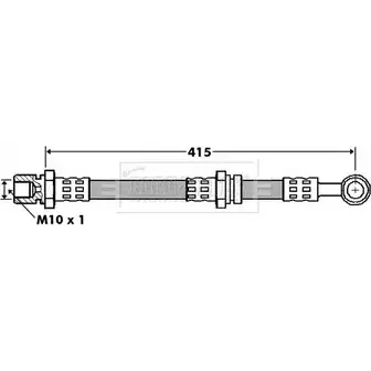 Тормозной шланг BORG & BECK K2LCIT RD9A83 8 3147137 BBH7400