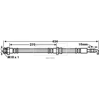 Тормозной шланг BORG & BECK C6SR36N 3147519 BBH7809 ZZS PAE